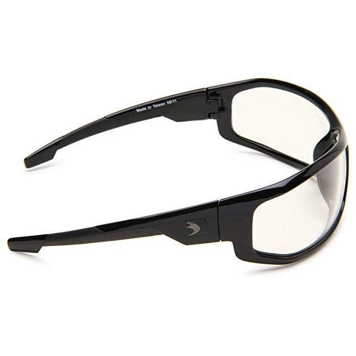Bobster AXL Motorcycle Glasses with Black Frame and Clear Anti-Fog Lenses Right Side View
