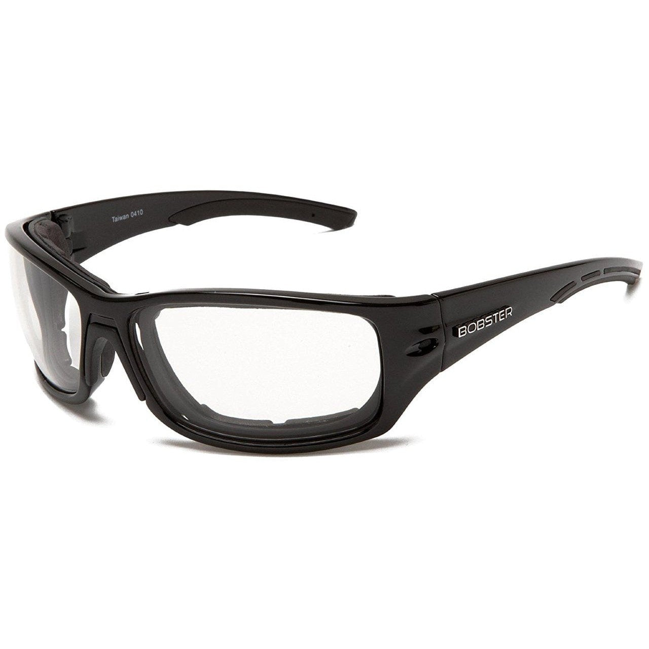 Bobster Rukus Motorcycle Sunglasses with Black Frame and Anti-Fog Photochromic Lens