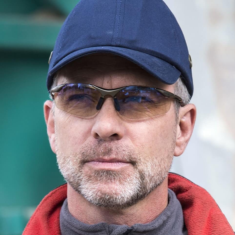 Bolle Contour 40047 Safety Glasses with ESP Lenses worn on the job