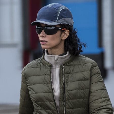 Bolle Ness Plus Safety Glasses Orange/Gray Temples Smoke Platinum Anti-Fog Lens NESSPPSF Model