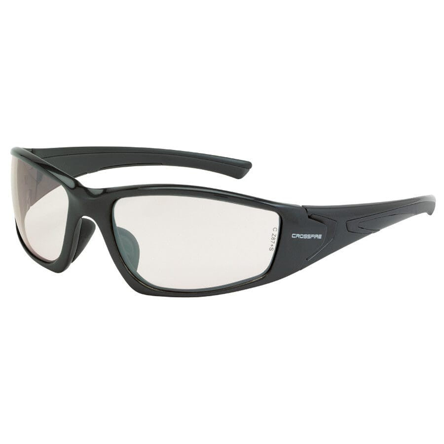 Crossfire RPG Safety Glasses with Pearl Gray Frame and Indoor-Outdoor Lens