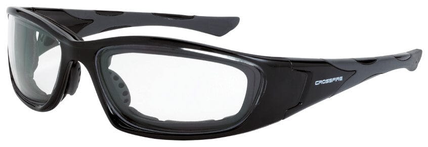 Crossfire 3021AF Blade Black/Smoke Anti-Fog Safety Glasses