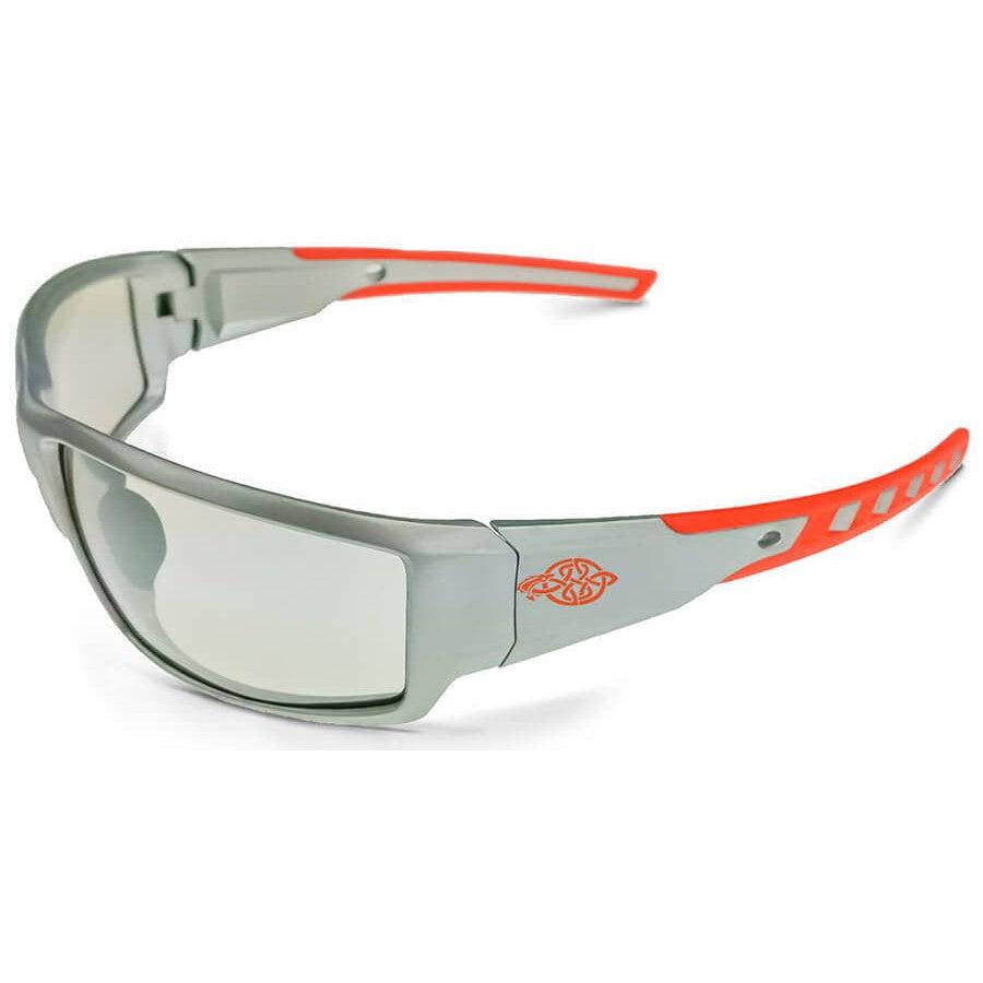 Crossfire Cumulus 412215 Safety Glasses with Silver Frame and Indoor-Outdoor Lens