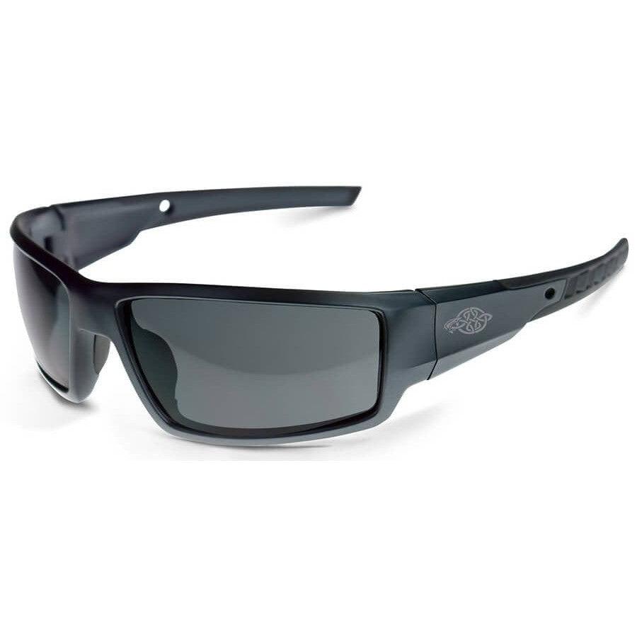 Crossfire Cumulus 41291 Safety Glasses with Aluminum Gray Frame and Smoke Lens