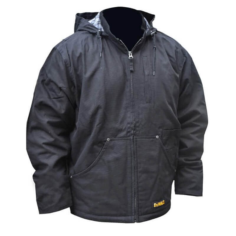 DEWALT DCHJ076ABB Unisex Heated Heavy Duty Work Coat Without Battery - Front View