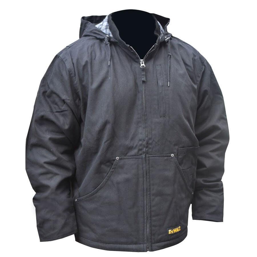 DeWalt DCHJ076ABD1 Unisex Heated Heavy Duty Work Coat With Battery & Charger Front View