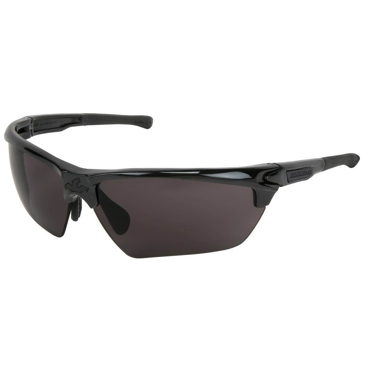 Crews Dominator 3 Safety Glasses with Black Frame and Gray Anti-Fog Lens DM1332PF