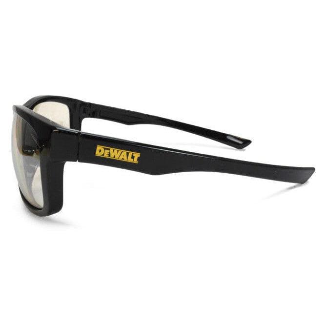 DeWalt Supervisor Safety Glasses with Black Frame and Clear Lens DPG107-1D - SIde View