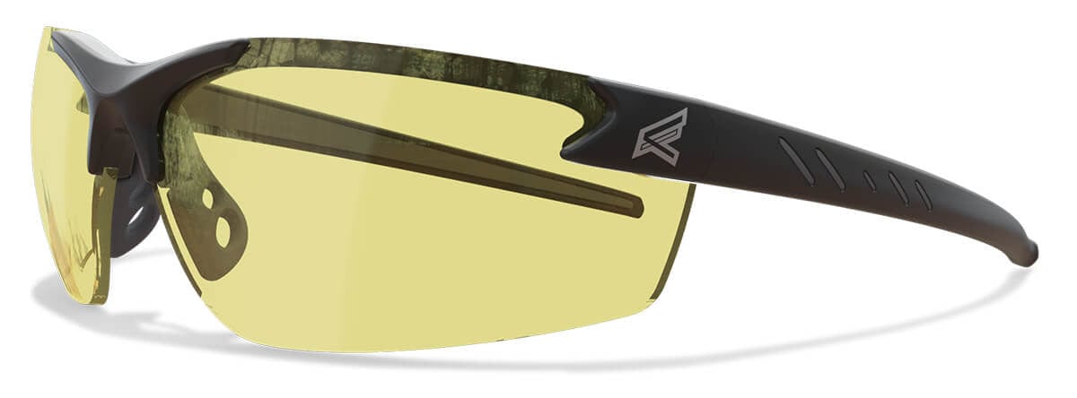 Edge Zorge G2 Safety Glasses with Black Frame and Yellow Vapor Shield Lens DZ112VS-G2