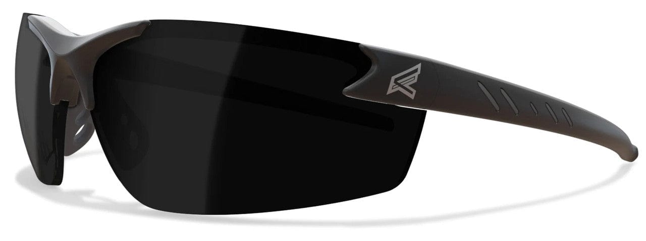 Edge Zorge G2 Safety Glasses with Black Frame and Smoke Vapor Shield Lens DZ116VS-G2