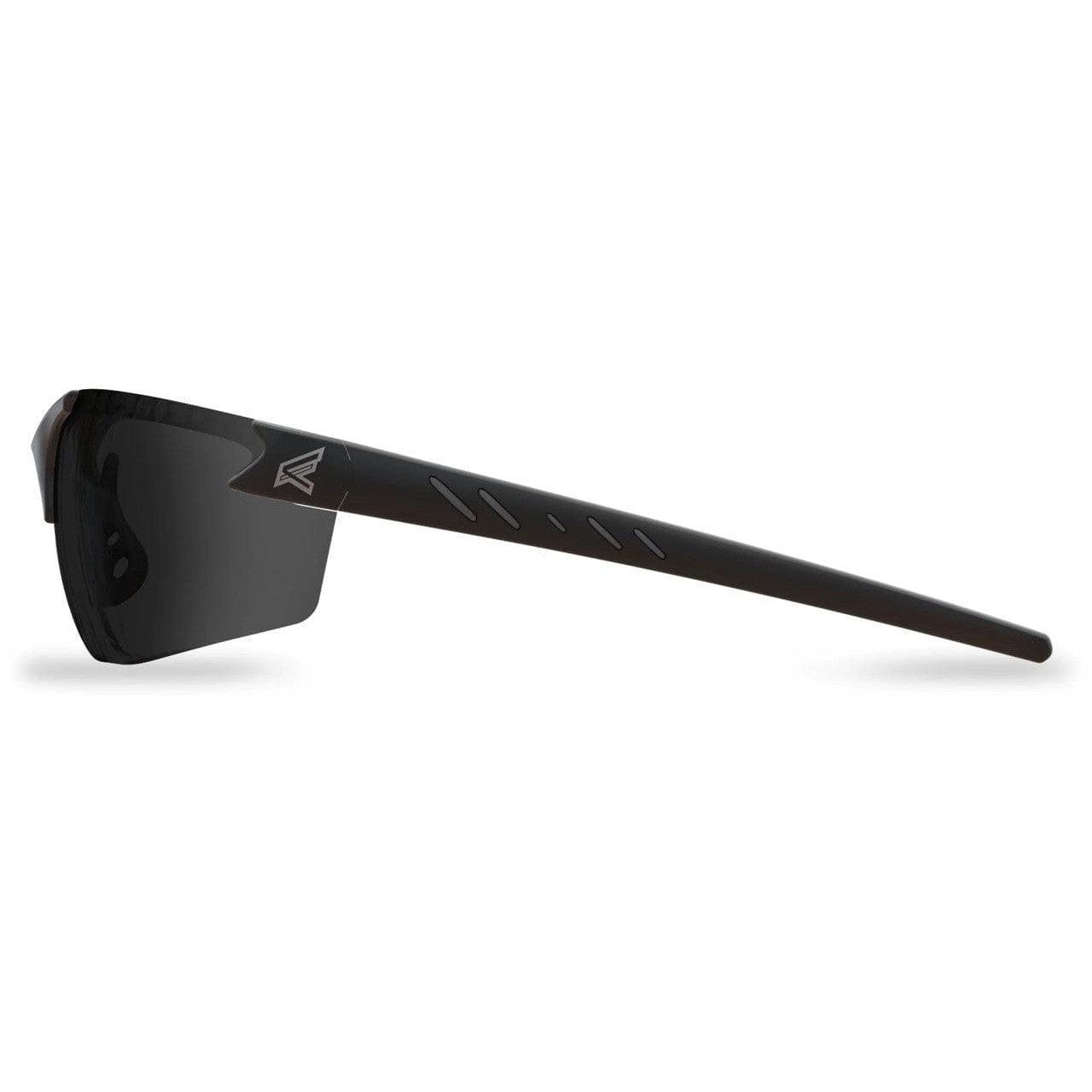 Edge Zorge G2 Safety Glasses with Black Frame and Smoke Vapor Shield Lens DZ116VS-G2 Side View