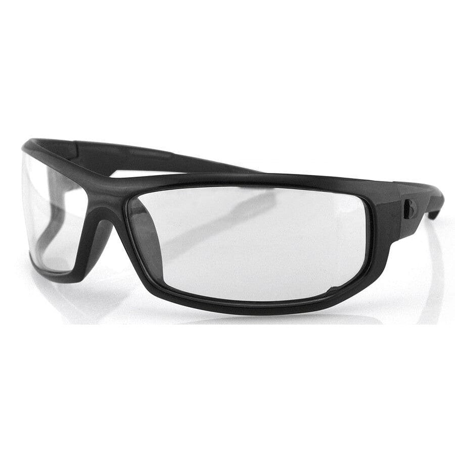 Bobster AXL Glasses with Black Frame and Clear Anti-Fog Lenses