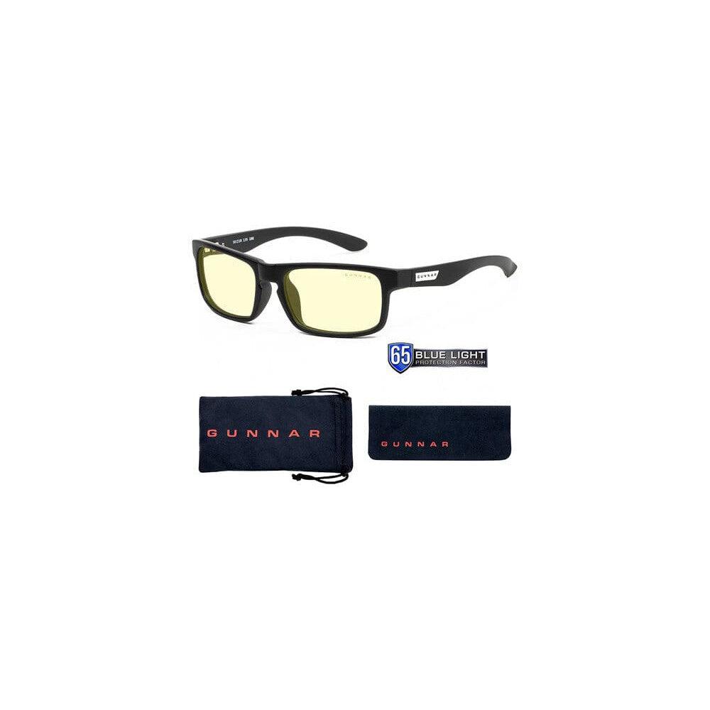 Gunnar Enigma Computer Glasses with Onyx Frame and Amber Lens - Accessories