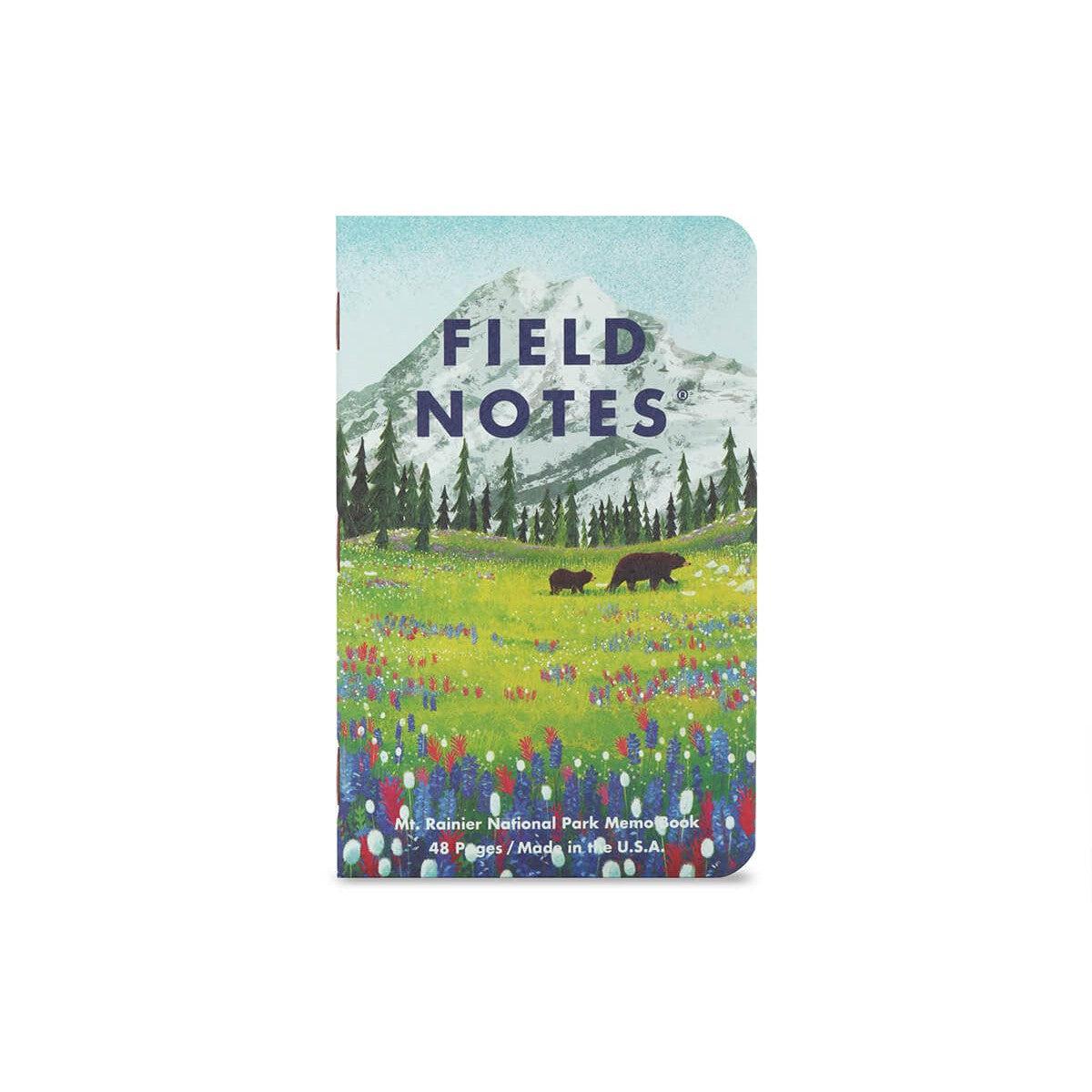 Field Notes National Parks 3-Pack - Mt Ranier