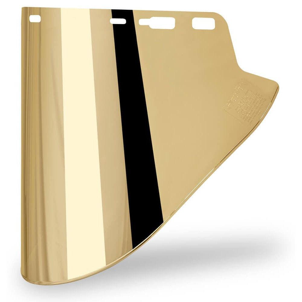 Elvex High Heat Gold Hardcoated Lexan Face Shield 10" x 18.5" x 2 mm