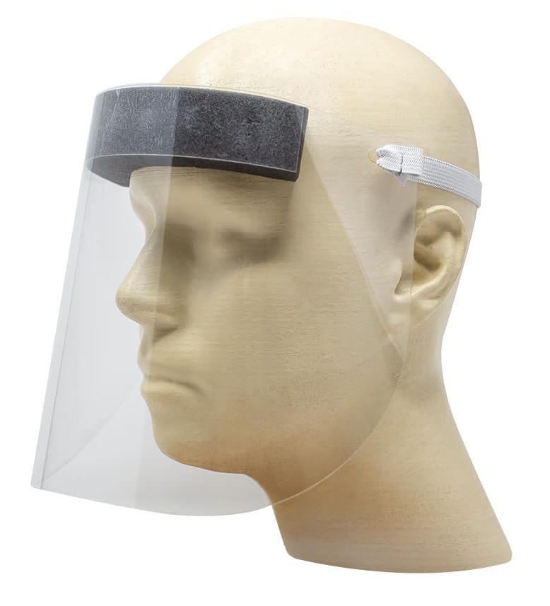 Tekna Disposable Face Shield Clear PET Splash Protection 25 Pack FS1000-025