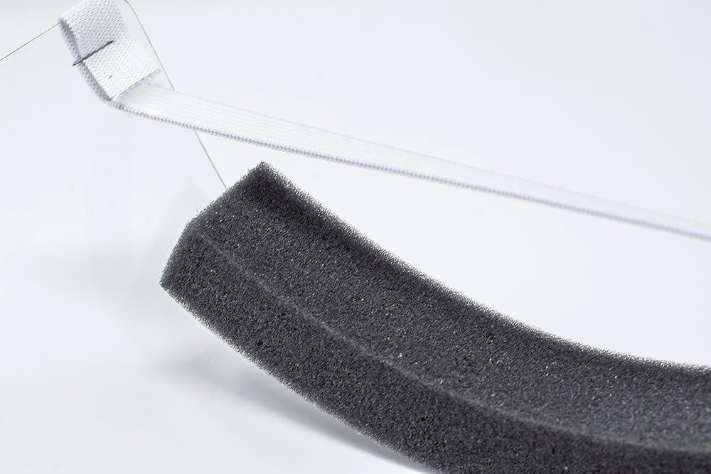 Disposable Face Shield Clear PET Splash Protection (25 Pack) - Detail