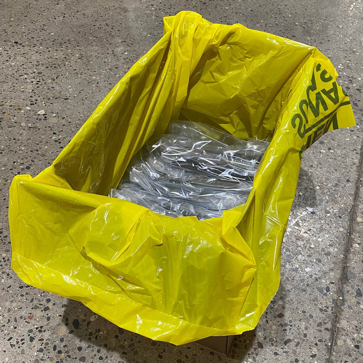 Disposable Face Shield Clear PET Splash Protection (25 Pack) - Opened Case