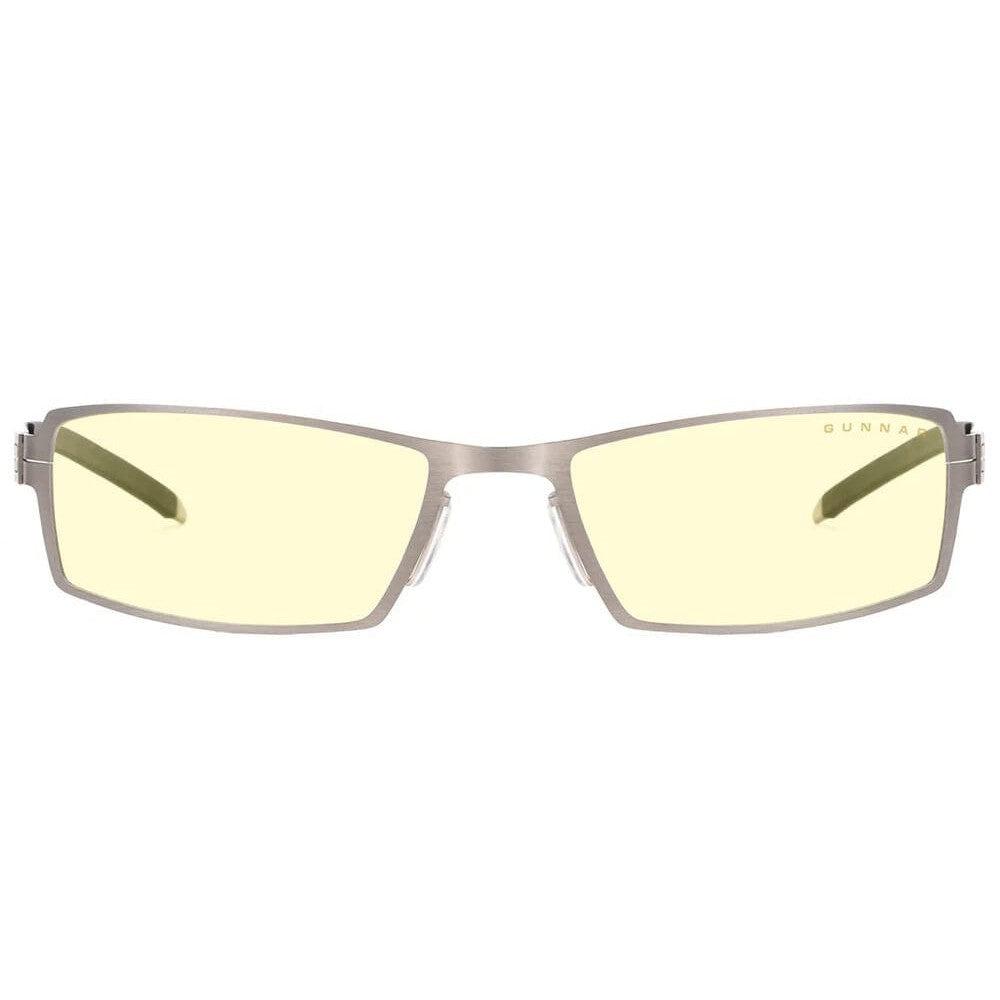 Gunnar Sheadog Computer Glasses with Mercury Frame and Amber Lens - Front