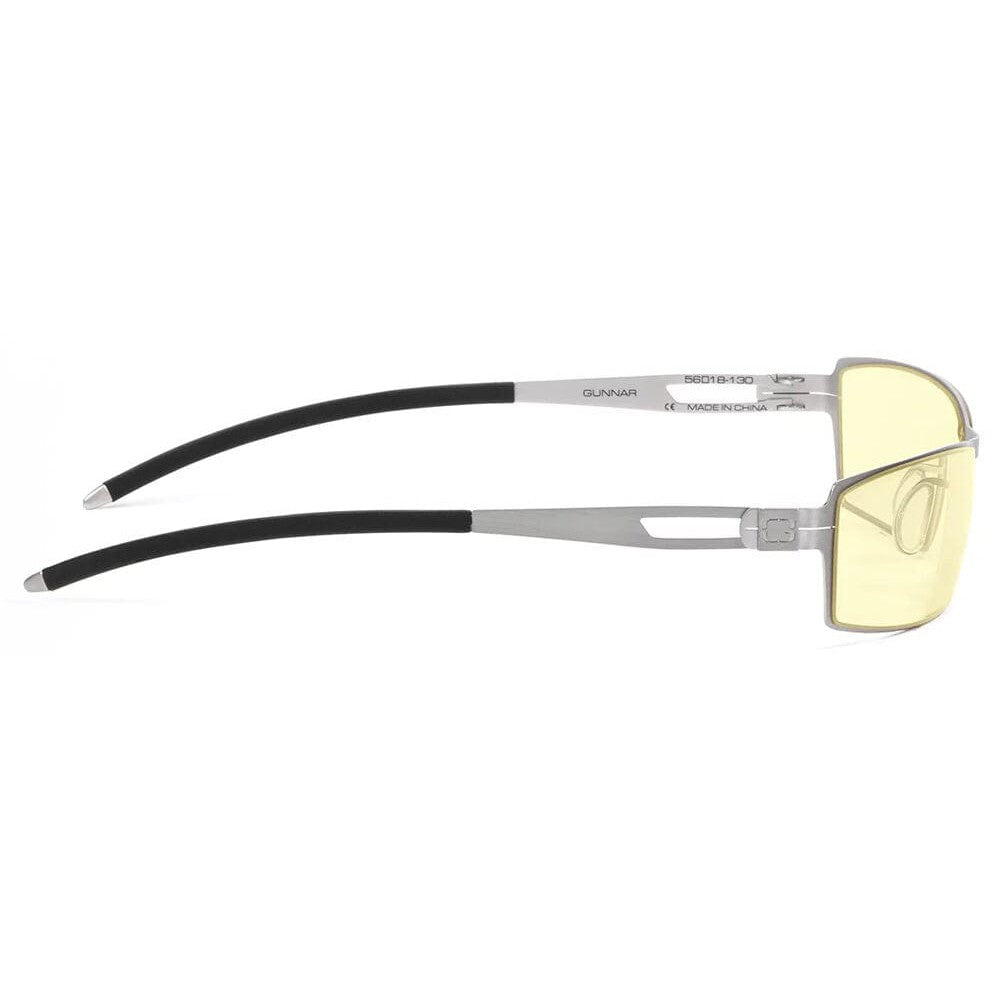 Gunnar Sheadog Computer Glasses with Mercury Frame and Amber Lens - Side