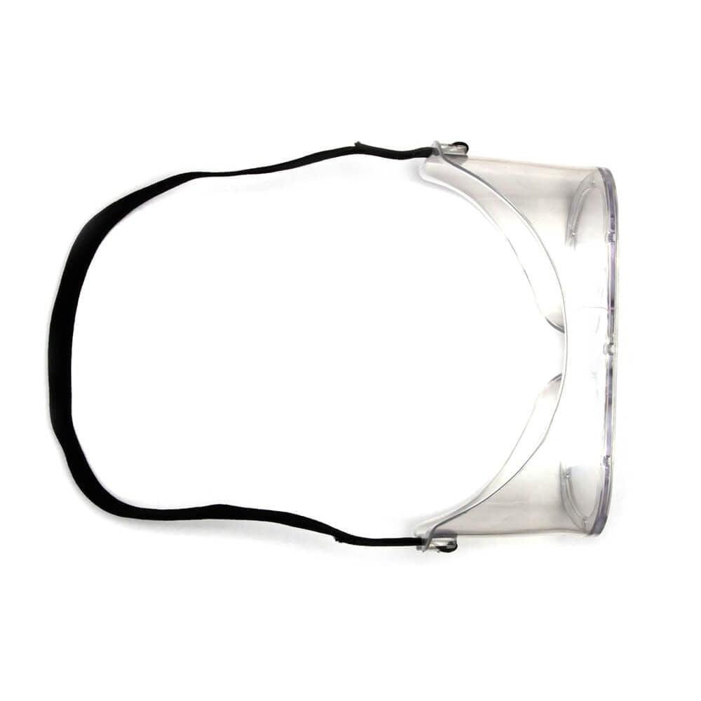 Pyramex G200T Non-Vented Goggles with Clear H2X Anti-Fog Lens - Top