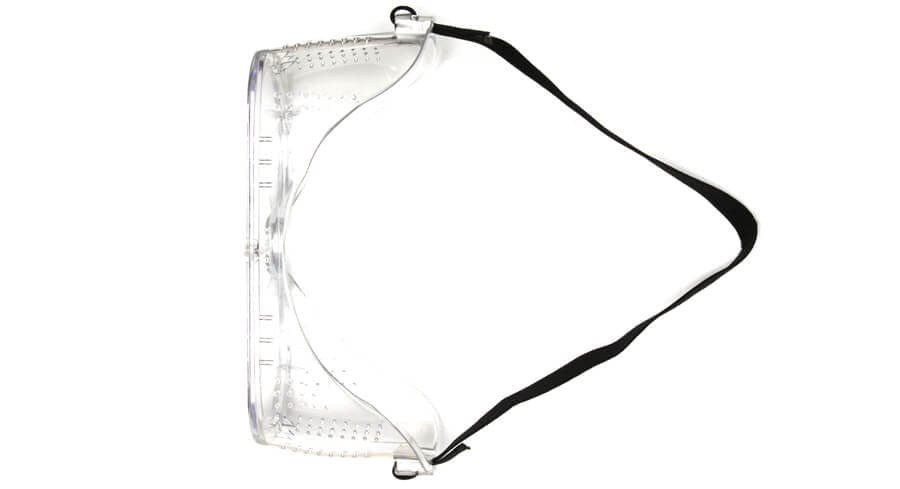Pyramex G201 Perforated Goggle with Clear Lens - Top