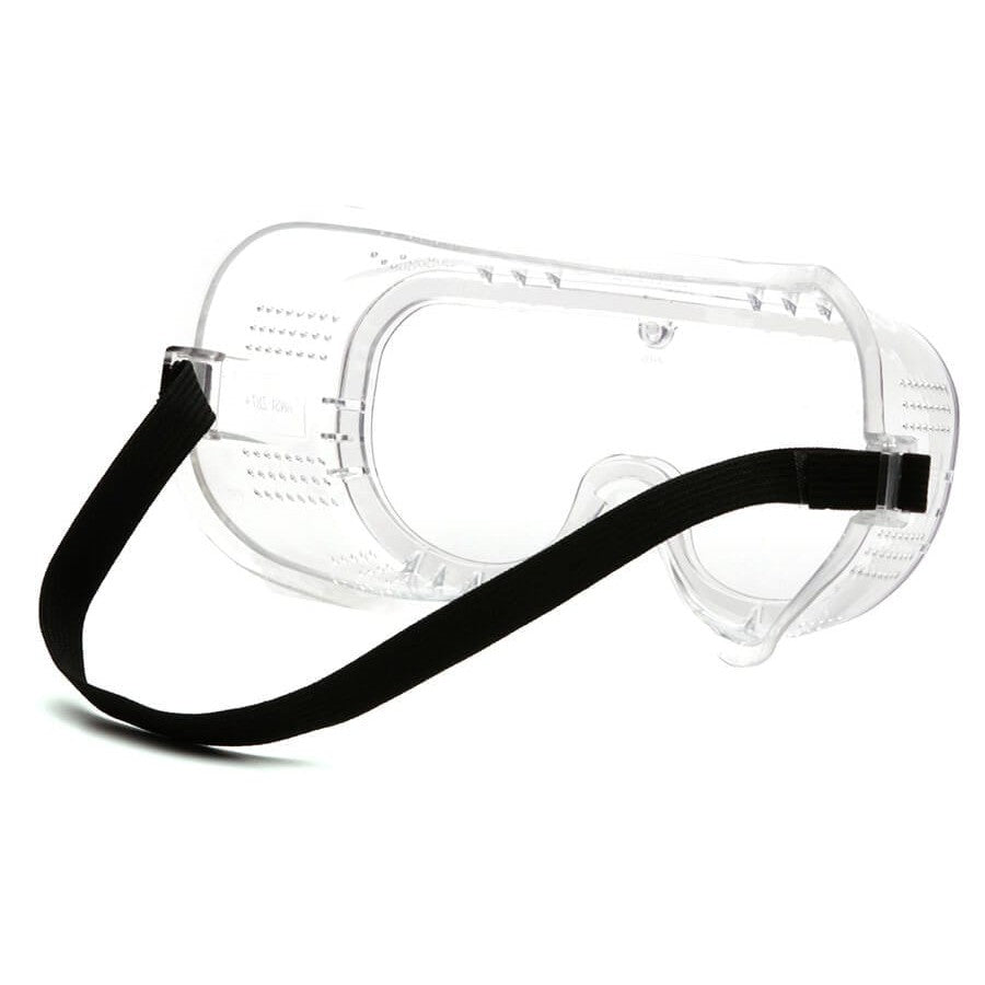 Pyramex G201T Perforated Goggle with Clear Anti-Fog Lens - Back