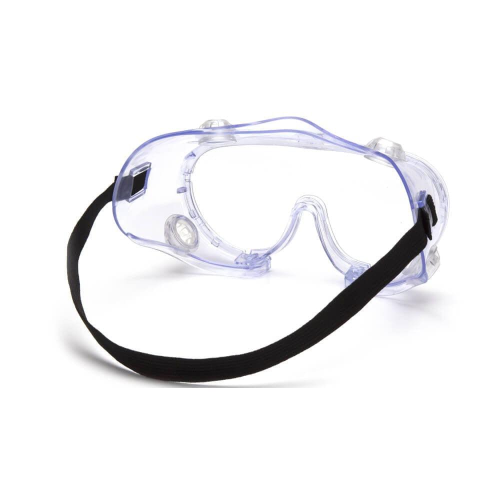 Pyramex G205T Indirect-Vent Splash Goggles with Clear Anti-Fog Lens - Back View