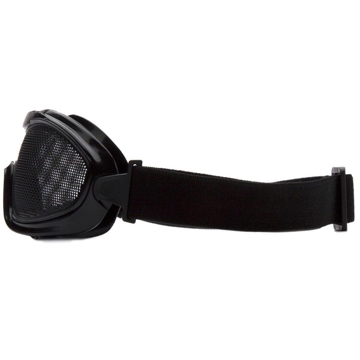 Pyramex G9WMG Safety Goggles with Wire-Mesh Lens - Side View