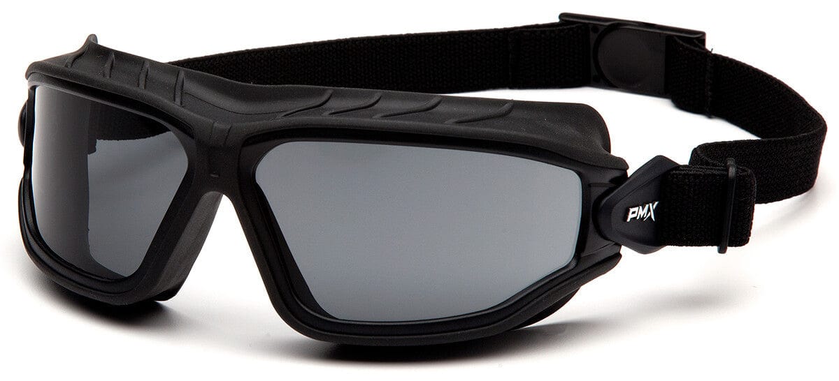 Pyramex Torser Safety Goggles with Black Frame and Gray H2MAX Anti-Fog Lens GB10020TM