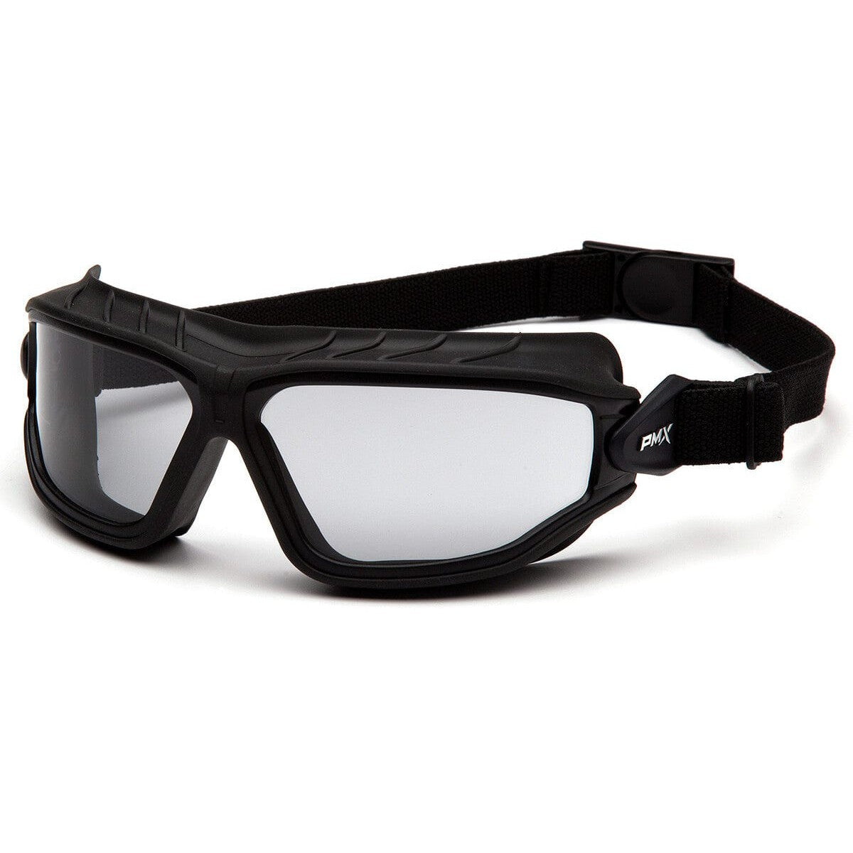 Pyramex Torser Safety Goggles with Black Frame and Light Gray H2MAX Anti-Fog Lens GB10025TM
