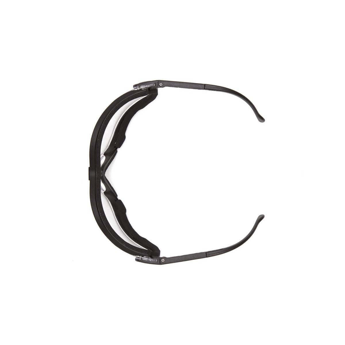 Pyramex V2G Safety Glasses/Goggles with Black Frame and Indoor/Outdoor Anti-Fog Lens GB1880ST Top