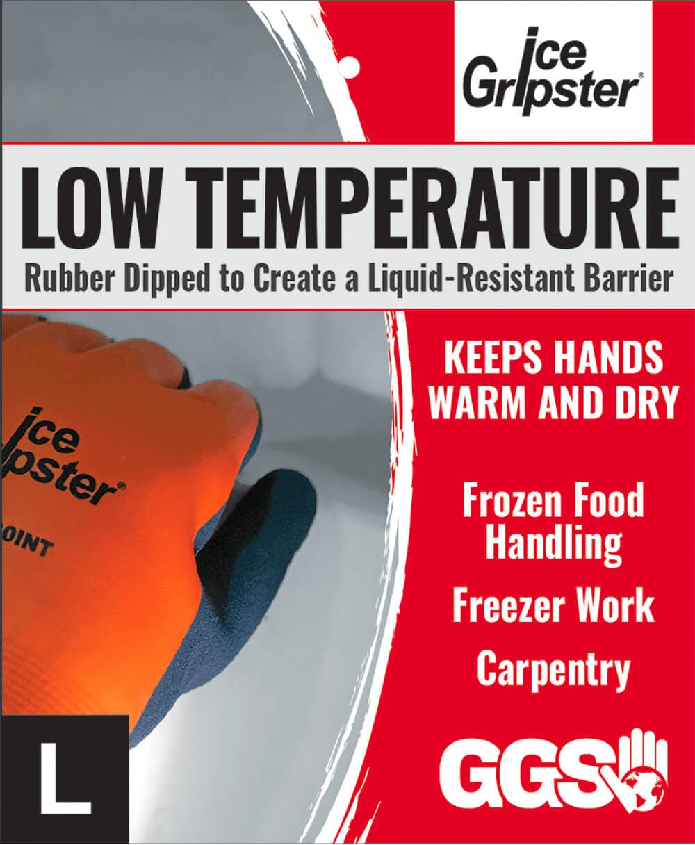 Global Glove 380INT Ice Gripster High-Visibility Water-Resistant Gloves GG-380INT - Package Information