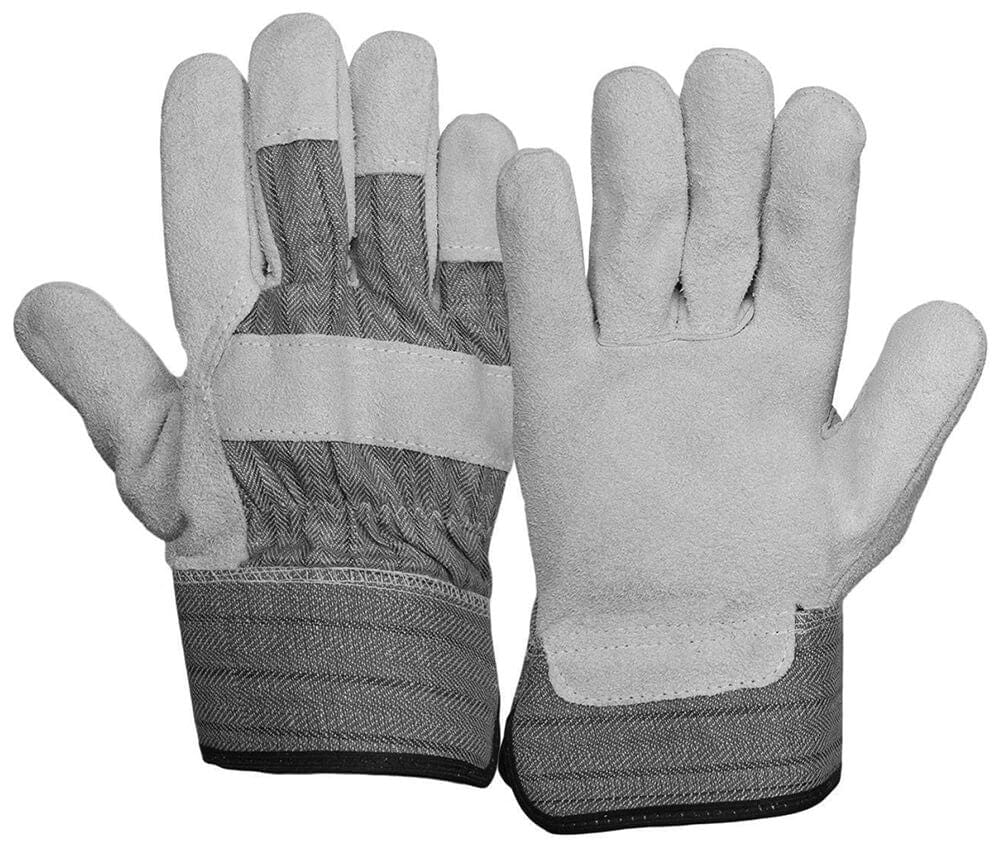 Pyramex Leather Palm Gloves with Wing Thumb (12 Pair)
