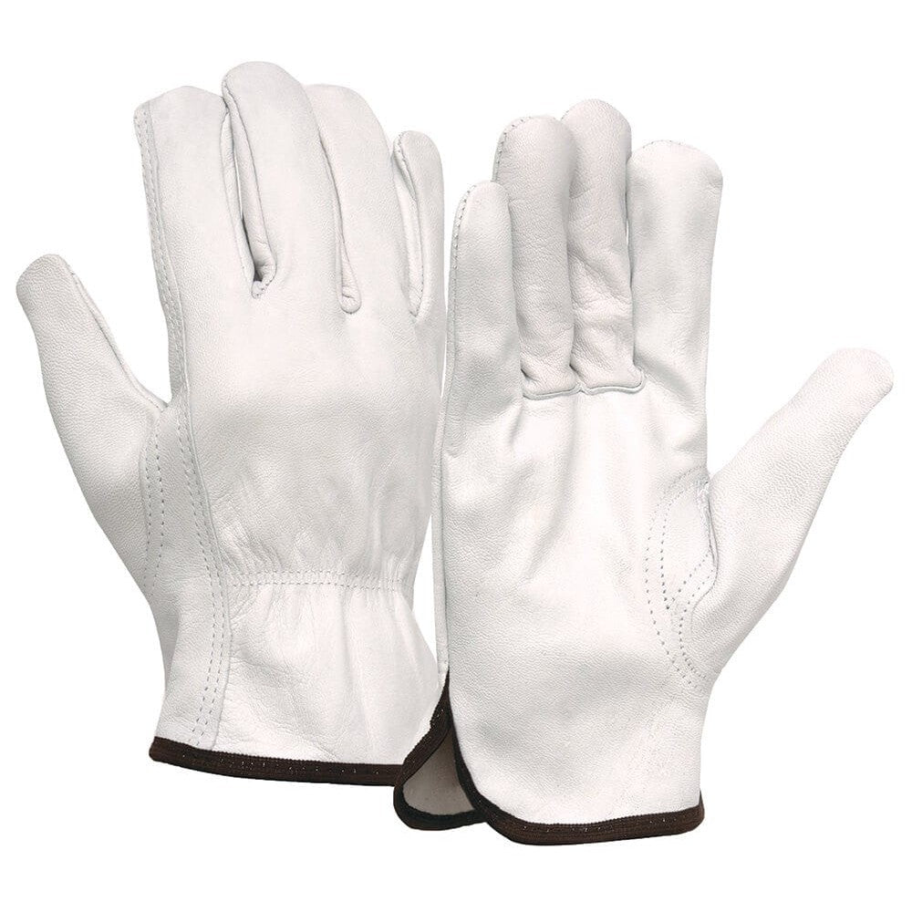 Pyramex GL3001K Goatskin Leather Driver Gloves w/ Keystone Thumb (12 Pair)