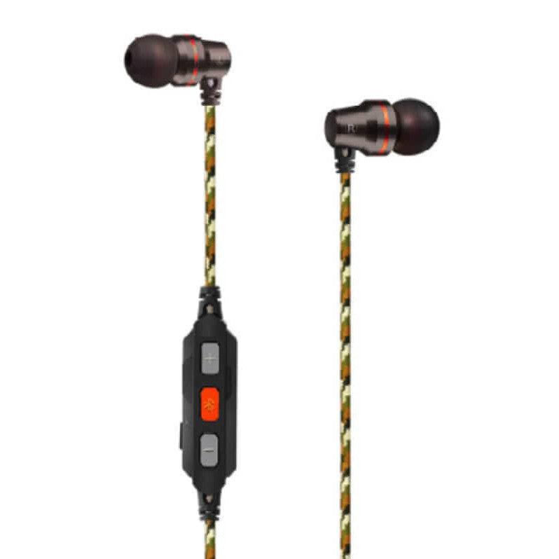 Walker's Passive Bluetooth Flexible Rope Earbud Headset