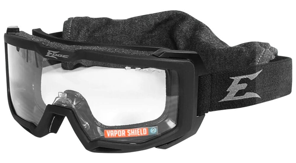Edge Tactical Eyewear Blizzard Ballistic Goggle Kit with Clear and G-15 Vapor Shield Lenses - Clear