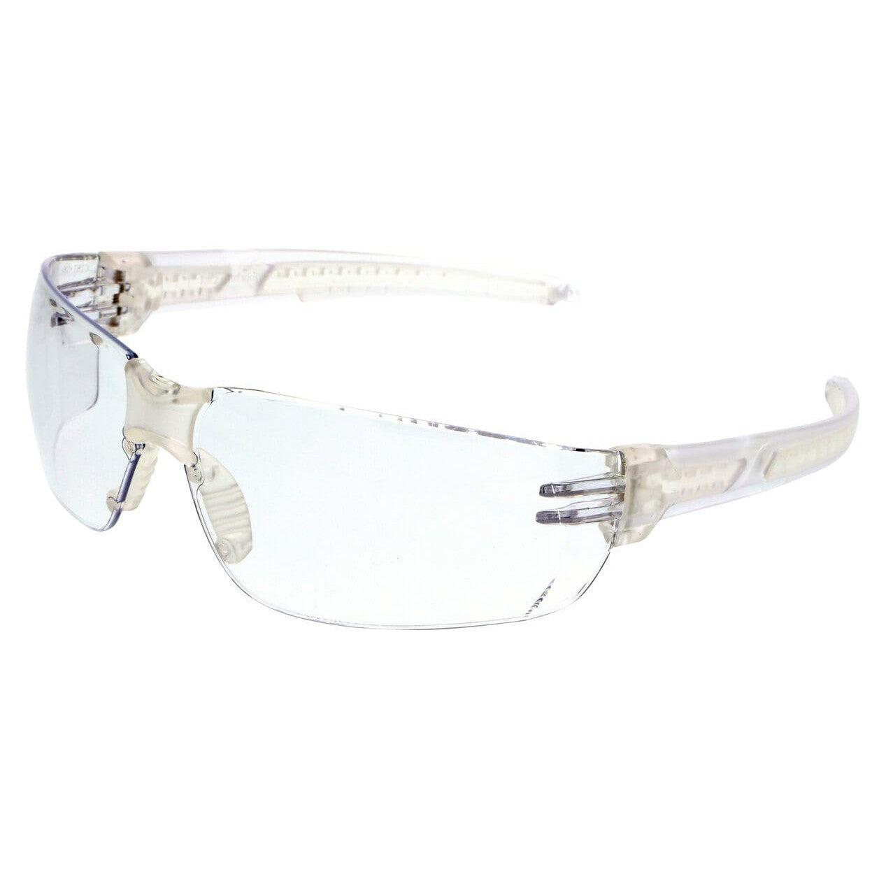 Crews HK2 Safety Glasses with Clear Frame and Clear MAX6 Anti-Fog Lens