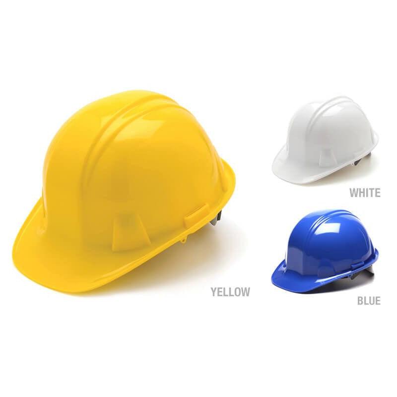 Pyramex Cap Style Hard Hat with 4-Point Snap Lock Suspension
