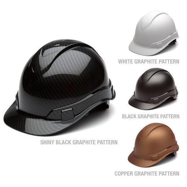 Pyramex Ridgeline Hydro Dipped Cap Style Hard Hat with 4-Point Ratchet Suspension HP44111