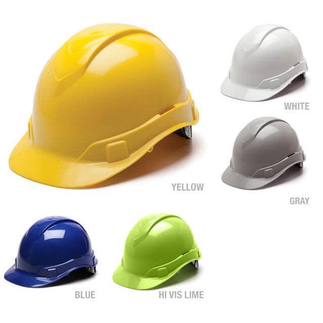 Pyramex Ridgeline Cap Style Hard Hat with 4-Point Ratchet Suspension