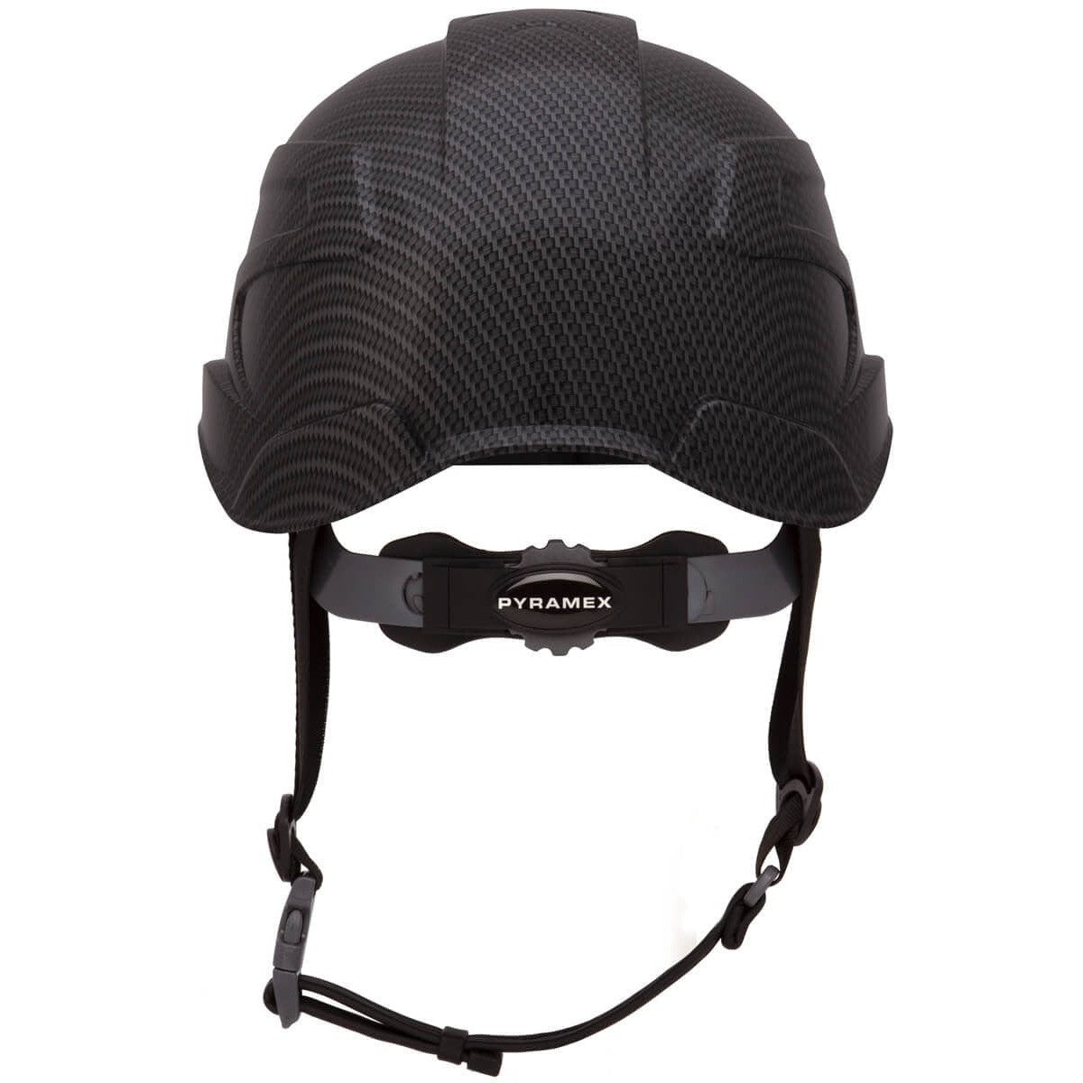 Pyramex Ridgeline XR7 Cap Style Hard Hat with 6-Point Ratchet Suspension - Back View