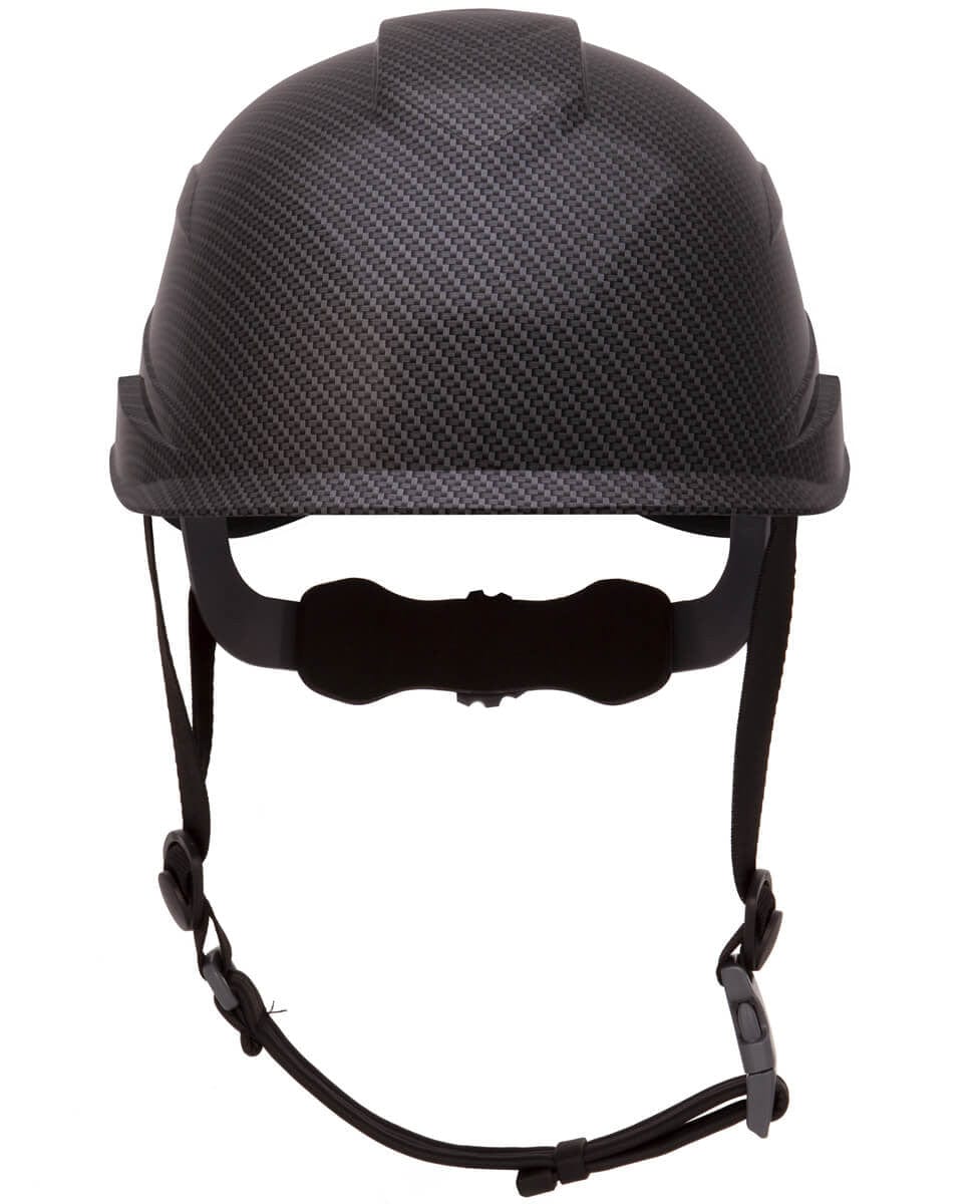 Pyramex Ridgeline XR7 Cap Style Hard Hat with 6-Point Ratchet Suspension - Front View