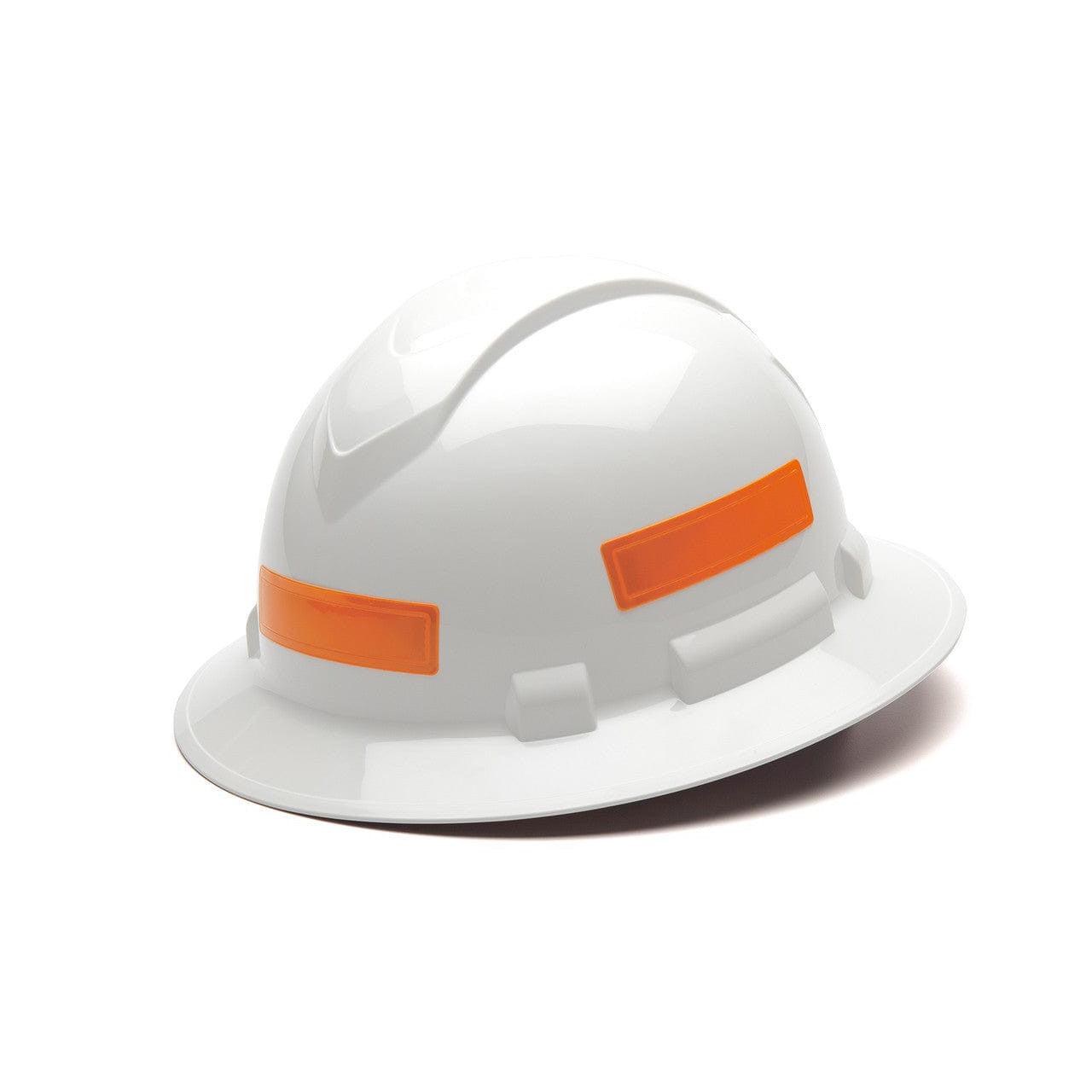 Pyramex Adhesive Reflective Strips for Hard Hats - Orange