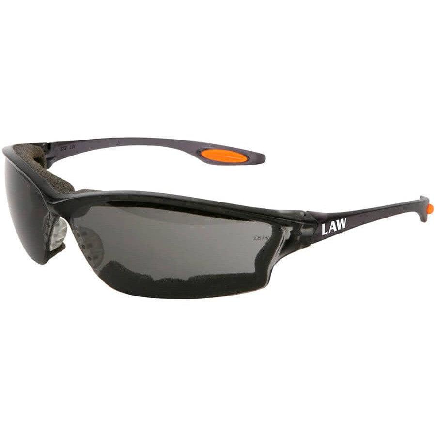 MCR Safety Law LW3 LW312AF Safety Glasses Foam-Lined with Gray Anti-Fog Lenses