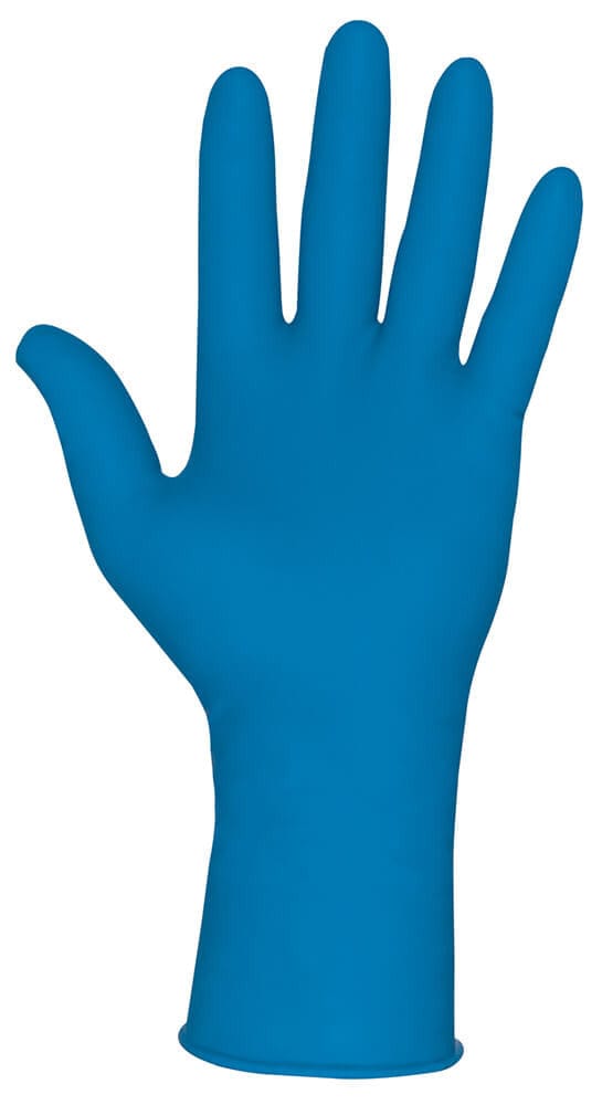 MCR MedTech Disposable Gloves, Blue Latex, Medical Grade, Powder Free, 15-Mil (Box 50) - Glove