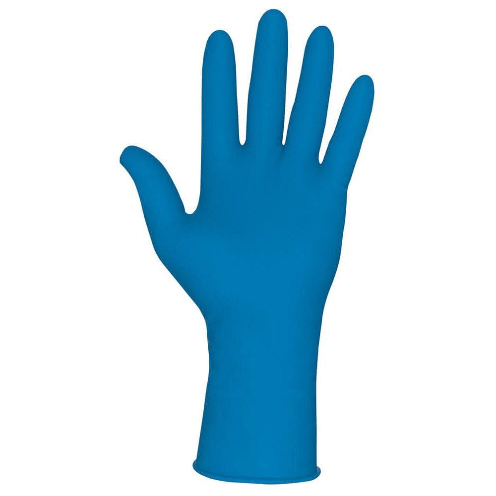 MCR MedTech Disposable Gloves, Blue Latex, Medical Grade, Powder Free, 15-Mil (Box 50) - Glove