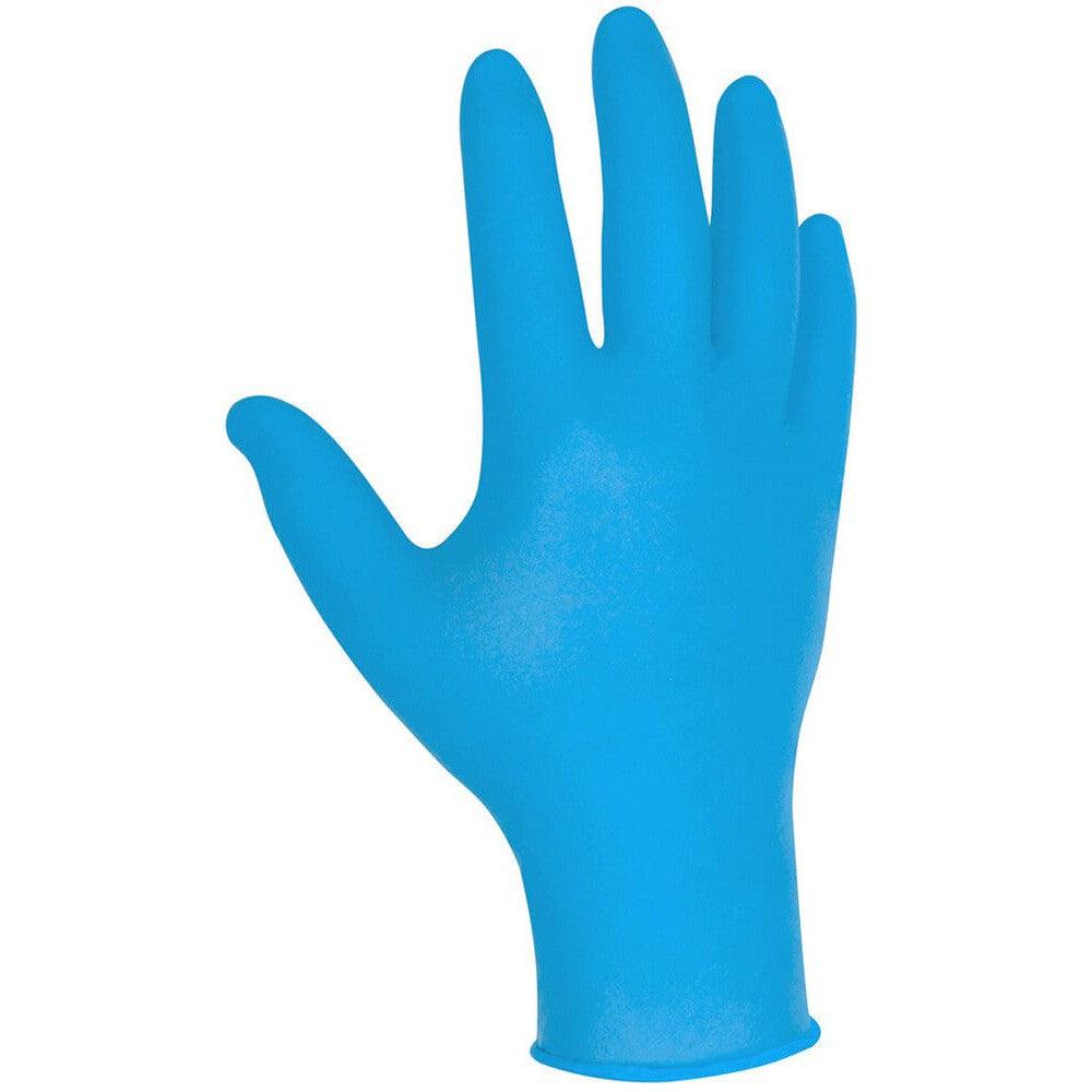 MCR NitriShield Disposable Gloves, Blue, Medical Grade, Powder Free, 4-Mil (Box 100) - Glove