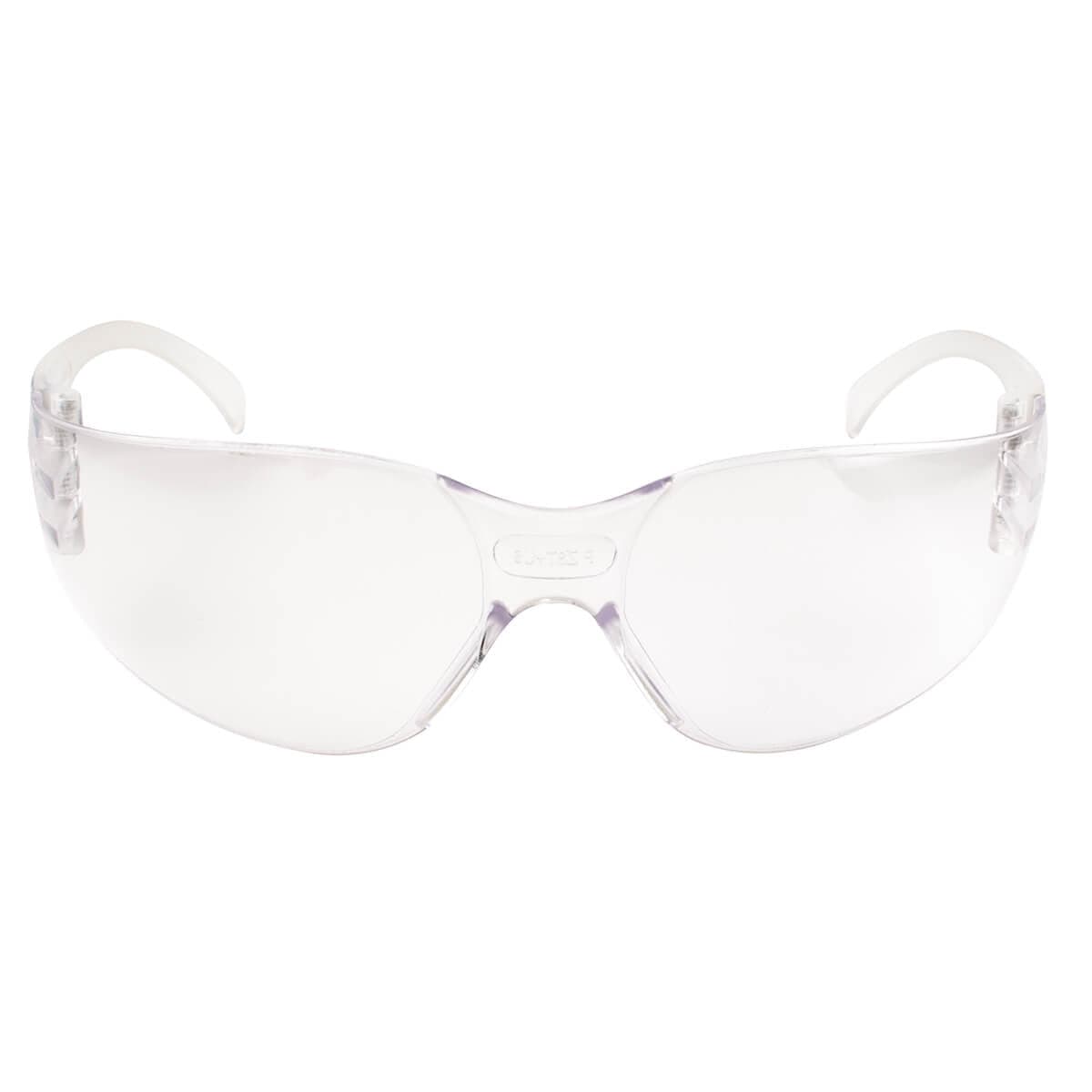 METEL M10 Safety Glasses with Clear Anti-Fog Lenses Front View