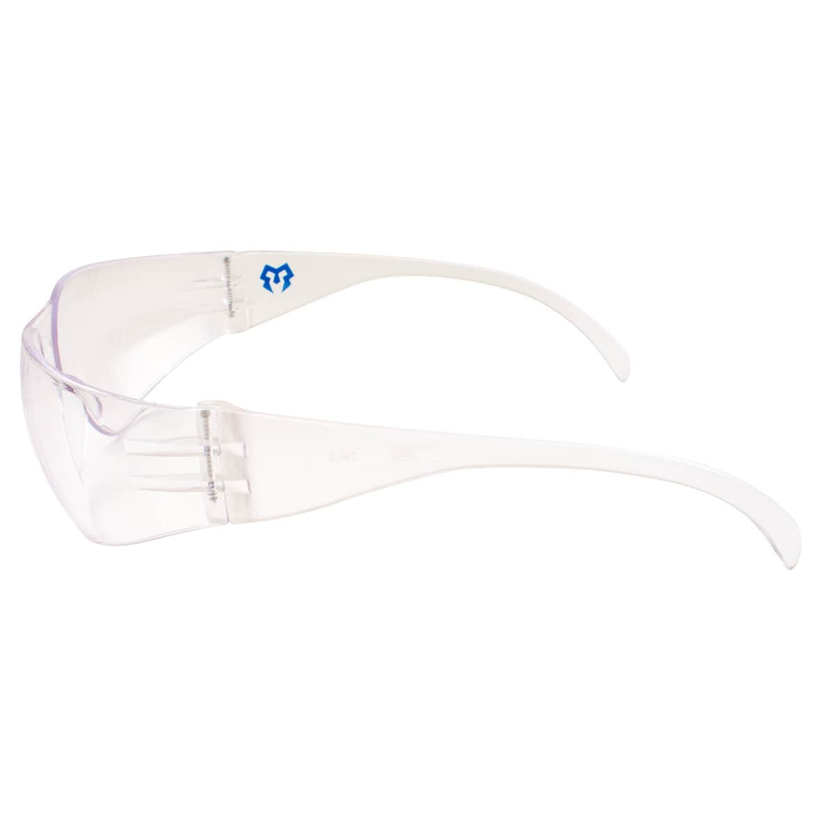 METEL M10 Safety Glasses with Clear Anti-Fog Lenses Side View